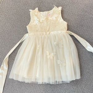 Popatu Tulle Dress with Flowers - 18 mos